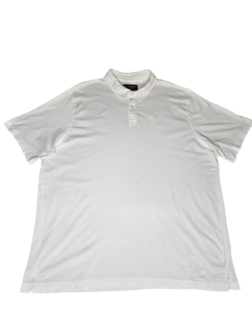 Mercedes-Benz Mens Short-Sleeve White Polo Shirt‎ Sz XXL NWOT